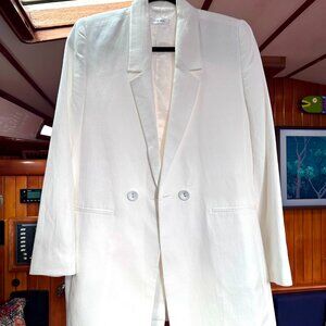 Anine Bing Madeleine Blazer White XS